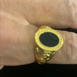 Gold and Black Men's Ring Bogo